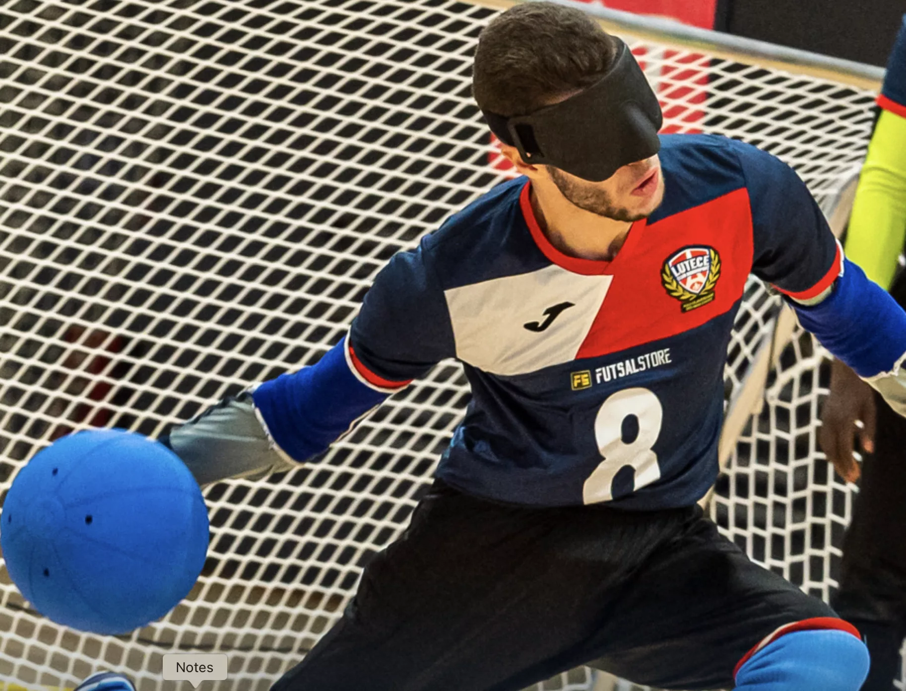 Joueur handisport goalball Joueur goalball championnat d'Europe Agde 2025 Handisport