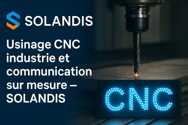 SOLANDIS – Usinage CNC et signalétique sur mesure en Occitanie