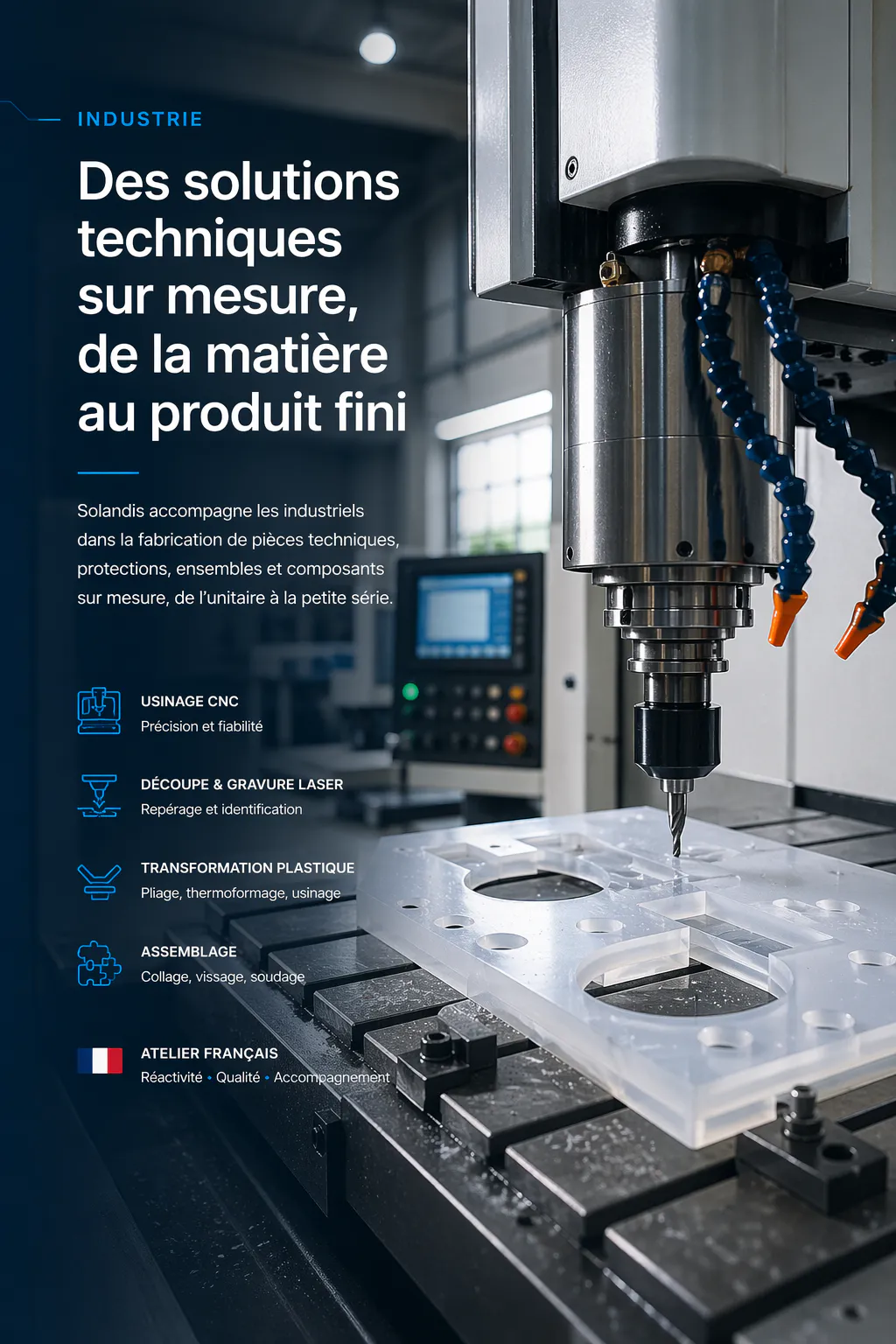 Applications techniques sur mesure pour l’industrie par Solandis