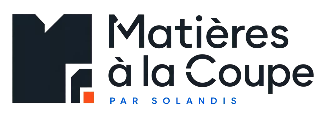 Logo matière à la coupe par solandis